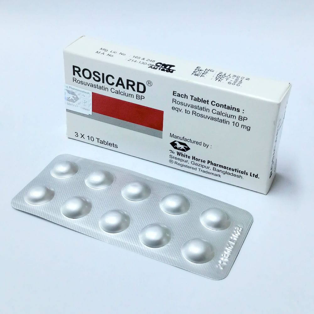 Tablet Rosicard 10mg (30pcs)